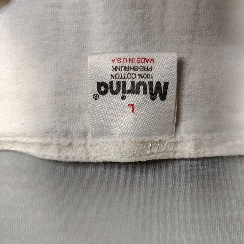 Vintage Murina Islamorada Kokomo Florida Keys Tank Top Mens Large White Neon USA - Picture 3 of 8